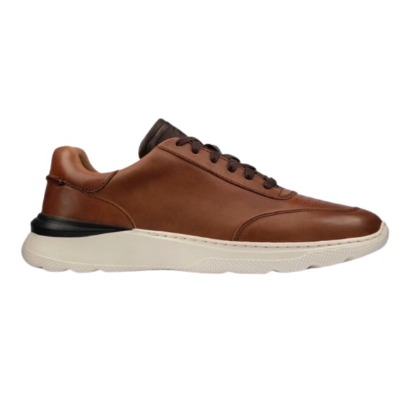 Men\'s Clarks Sprint Lite Lace Oxford in Tan Leather. 26158343 main image 4